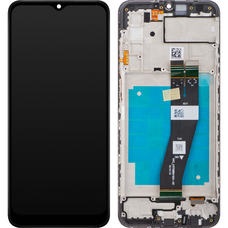 Samsung Galaxy A03s A037, G Verzió, Fekete LCD Kijelző Modul