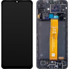 LCD kijelző modul Samsung Galaxy A12 Nacho A127, fekete