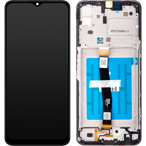 LCD kijelző modul Samsung Galaxy A22 5G A226, fekete