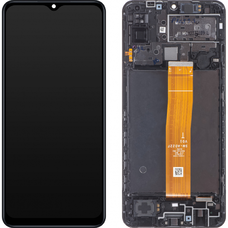 LCD Display Modul Samsung Galaxy M12 M127 készülékhez, Fekete