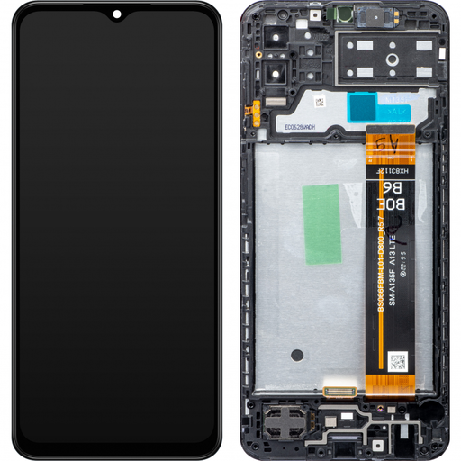 LCD Kijelző Modul Samsung Galaxy M13 M135, Fekete