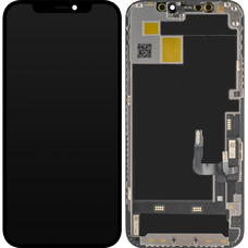 LCD Kijelző Modul JK Apple iPhone 12 / 12 Pro számára, OLED IC verzió, Fekete