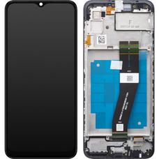 LCD kijelző modul Samsung Galaxy A03 A035, G verzió, fekete
