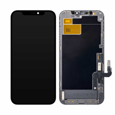 LCD Kijelző Modul JK Apple iPhone 12 / 12 Pro, In-Cell Verzió, Fekete