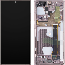 Samsung Galaxy Note 20 Ultra 5G N986 / Note 20 Ultra N985 LCD kijelző modul, kamera nélkül, Misztikus bronz