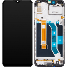 LCD kijelző modul Realme 6i-hez, fekete