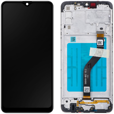 LCD kijelző modul Samsung Galaxy A20s A207, fekete