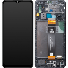 Samsung Galaxy A02 A022 fekete LCD kijelző modul