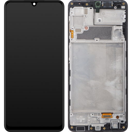 LCD kijelző modul Samsung Galaxy A22 A225 fekete