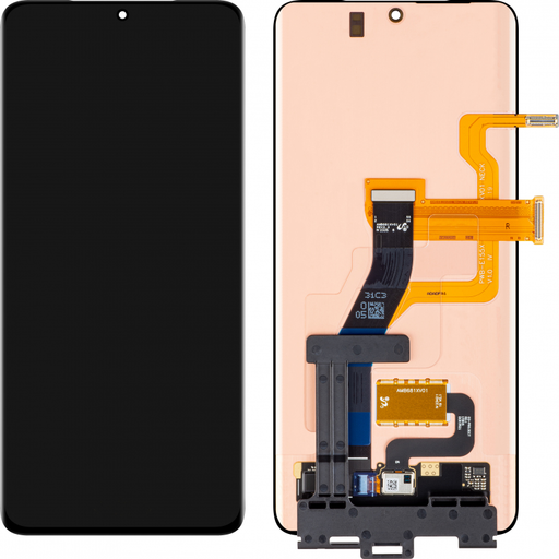 Samsung Galaxy S21 Ultra 5G G998 LCD kijelző modul, keret nélkül, fekete