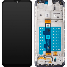 LCD Kijelző Modul Motorola Moto E7, Fekete