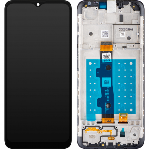 LCD Kijelző Modul Motorola Moto E7, Fekete