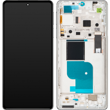 LCD Kijelző Modul Motorola Edge 30 Pro, Stardust White