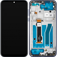 Motorola Moto G8 Plus LCD kijelző modul, sötétkék