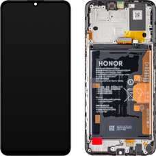 LCD kijelző modul Honor X7a, akkumulátorral, Éjfekete