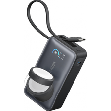 Powerbank Anker MagGo, 10000mAh, 35W, PD + QI, Fekete A1657011