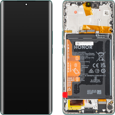 LCD kijelző modul Honor Magic5 Lite-hoz, akkumulátorral, Smaragd Zöld