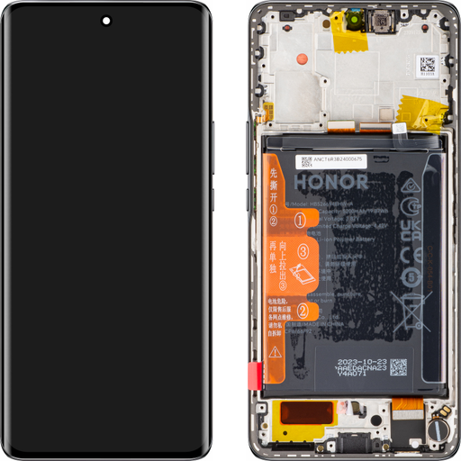 Honor Magic6 Lite LCD kijelző modul, akkumulátorral, Éjfekete