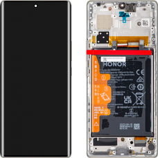 LCD kijelző modul Honor 70, akkumulátorral, Kristály Ezüst