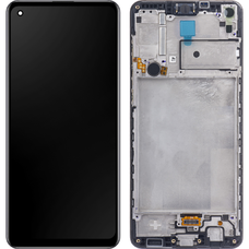 LCD Kijelző Modul Samsung Galaxy A21s A217-hez, Fekete