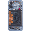 Huawei P30 Kék (Breathing Crystal) LCD Kijelző Modul + Akkumulátor - 1. kép