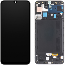 LCD kijelző modul Samsung Galaxy A50s A507, fekete