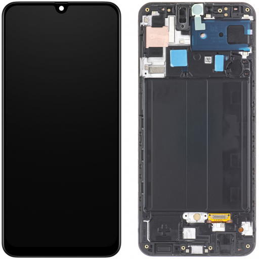 LCD kijelző modul Samsung Galaxy A50s A507, fekete