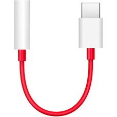 USB-C - 3.5mm Audio Adapter OnePlus TC01W, 0.09m, Piros 5461100024
