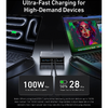 Anker Prime asztali töltő, 200W, 3A, 2 x USB-A - 4 x USB-C, Fekete - 3. kép