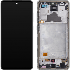 LCD kijelző modul Samsung Galaxy A72 A725 / A72 5G A726, fehér