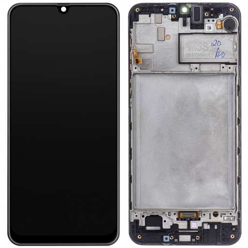 LCD kijelző modul Samsung Galaxy M21 M215 / M30s M307, fekete