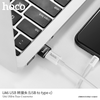 USB-C to USB-A Adapter Hoco UA6, Fekete - 4. kép