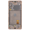 LCD kijelző modul Samsung Galaxy S20 FE 5G G781, narancssárga, üvegfólia - 1. kép