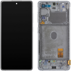 LCD Kijelző Modul Samsung Galaxy S20 FE 5G G781-hez, Fehér