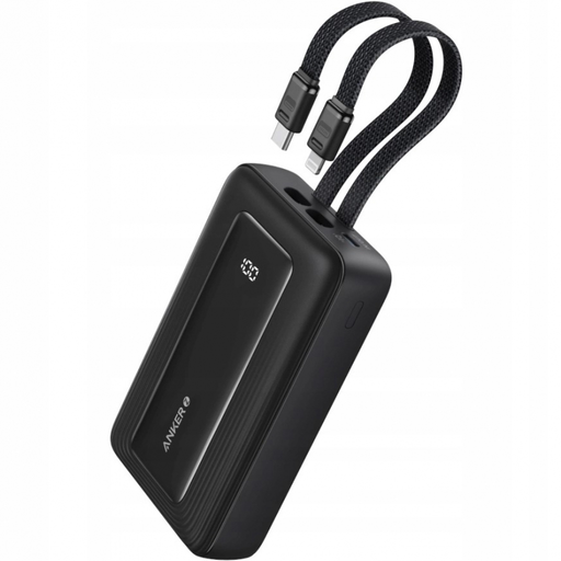 Powerbank Anker PowerCore, 10000mAh, 30W, QC + PD, Fekete A1680G11