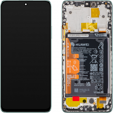 LCD Kijelző Modul Huawei nova Y90-hez, akkuval, smaragdzöld