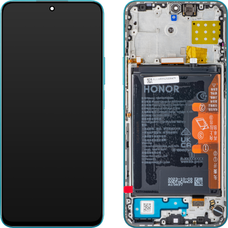 LCD kijelző modul Honor 90 Lite / X8a készülékhez, akkumulátorral, Cyan Lake