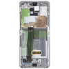 Samsung Galaxy S20 Ultra 5G G988 / S20 Ultra G988 LCD kijelző modul, kamera nélkül, fehér - 1. kép