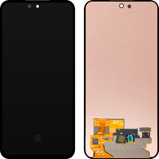 LCD Kijelző Modul Samsung Galaxy S24 FE S721-hez, keret nélkül, fekete