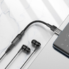 USB-C - 3.5mm audio adapter Hoco LS37, fekete - 2. kép