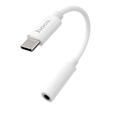 USB-C - 3.5mm audio adapter Hoco LS30, fehér