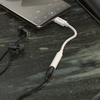 USB-C - 3.5mm audio adapter Hoco LS30, fehér - 3. kép