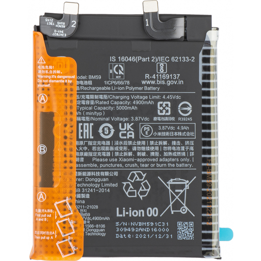 Akkumulátor BM59 Xiaomi 11T-hez