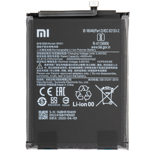BN51 akkumulátor Xiaomi Redmi 8A / 8-hoz