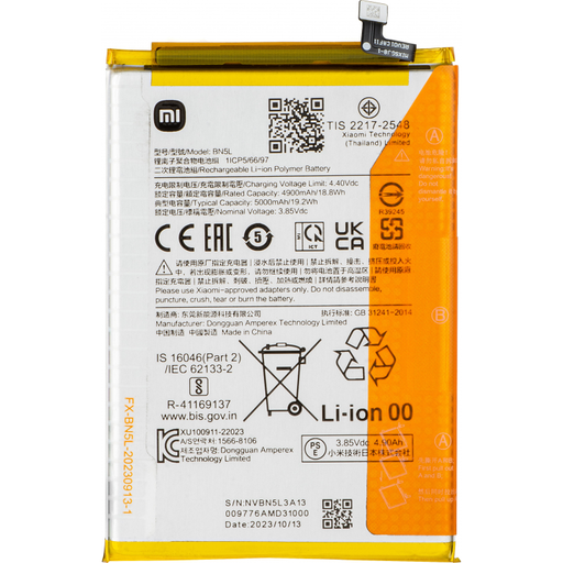 Akkumulátor BN5L Xiaomi Redmi 12C-hez