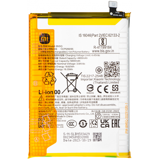 Akkumulátor BN5Q Xiaomi Redmi 13C 5G / 13C / Poco C65 készülékhez