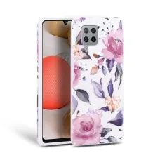 Tech-Protect Floral tok Samsung A42 5G virág mintával