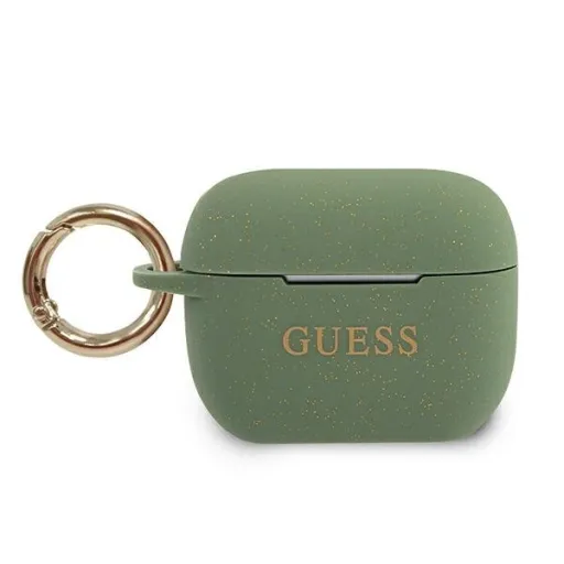 Guess Glitter Silicone GUACAPSILGLKA AirPods Pro 1/2 tok khaki Guess Glitter Silicone GUACAPSILGLKA AirPods Pro 1/2 tok khaki