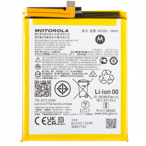 Akkumulátor MB40 Motorola Edge 20-hoz