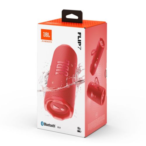JBL Flip 7 Bluetooth Vezeték nélküli Hangszóró Piros EU